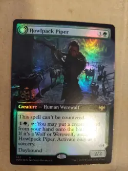 Howlpack Piper (Extended Art) Innistrad: Crimson Vow Foil - Image 1