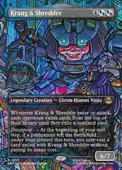 Magic: The Gathering: Krang & Shredder - TMT #201 FOIL - Image 1