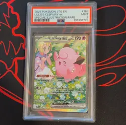 Pokemon Lillie's Clefairy ex 184/159 Journey Together Holo PSA 9 Special Illust… - Image 1