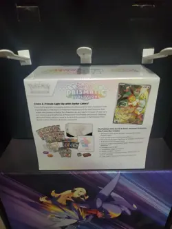 Pokemon TCG Prismatic Evolutions ETB Elite Trainer Box Factory Sealed English - Image 3