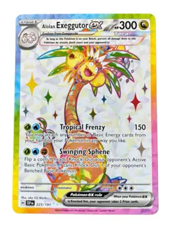 Alolan Exeggutor ex (Ultra Rare) 225/191 Pokemon Scarlet Violet Surging Sparks - Image 1