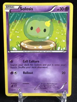 Pokemon Solosis 55/114 Black White Base Non Holo 2011 - Image 1