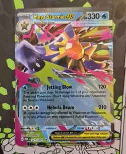 Mega Starmie Ex 021/088 Pokemon TCG Perfect Order English NM - Image 1