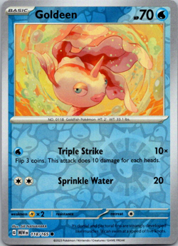 🔥Pokemon - Goldeen - Reverse Holo - Common - 118/165 - S & V: 151 - (NM)🔥 - Image 1