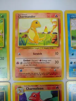Pokemon Base Set Starters + Evolutions + Pikachus - Exact Cards! - Image 3
