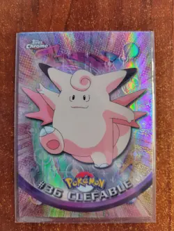 Clefable #36 Topps 2000 Spectra Chrome Pokemon Card - Image 1