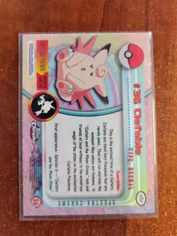 Clefable #36 Topps 2000 Spectra Chrome Pokemon Card - Image 2
