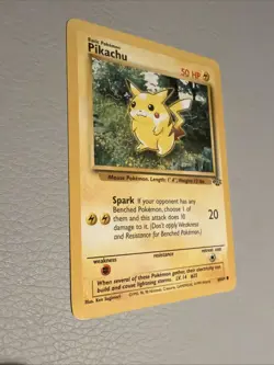 Pokemon Card Pikachu Jungle 60/64 WOTC Card Unlimited NM Near Mint Pokemon Vtg - Image 1