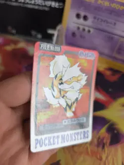 Pokemon Karte Card Pocket Monsters Carddass 1997 japanese Arcanine Exc-NM Arkani - Image 3