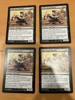 Okiba-Gang Shinobi x 4 – Betrayers of Kamigawa, NM-LP [Magic MTG] - Image 1