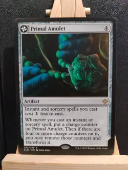 Primal Amulet / Primal Wellspring - Ixalan - Rare - NM (see pics) MTG - Image 1
