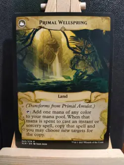 Primal Amulet / Primal Wellspring - Ixalan - Rare - NM (see pics) MTG - Image 2