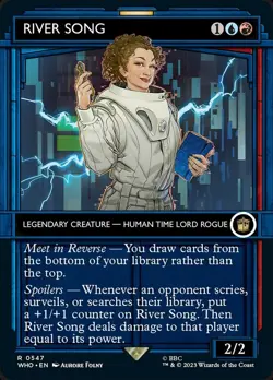 1 x River Song - Showcase - Universes Beyond: Doctor Who - NM-Mint - MTG - Image 1