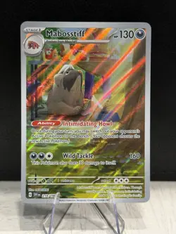 Pokemon TCG: S&V Base Set - Mabosstiff IR 218/198 - NM+ - Image 1