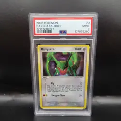 Pokemon Rayquaza Holo Rare POP Series 1 #3 PSA 9 Mint - Image 1