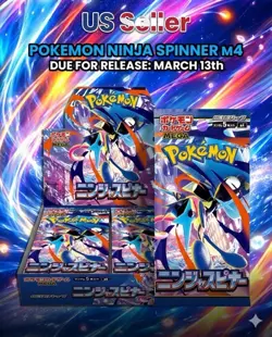 Ninja Spinner Booster Box Sealed Case M4 Mega Evolution Pokemon PSL US SELLER - Image 1
