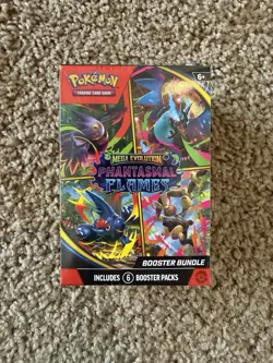 Pokemon TCG Mega Evolution Phantasmal Flames Booster Bundles New Sealed 6 Packs - Image 1