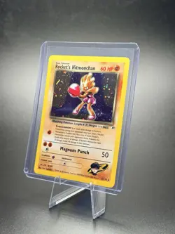 Pokemon Rocket's Hitmonchan Holo Rare Gym Challenge 60 HP English 11/132 - SWIRL - Image 2