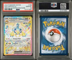 Pokemon TCG Galvantula ex 168/142 Sv07 Special Illustration Rare Holo PSA 10 - Image 3