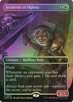 Archivist of Oghma Foil D&D Secret Lair NM MTG - Image 1