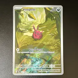 Pokemon Venipede Sv: Black Bolt 132/086 Illustration Rare Holo English 2025 - Image 1