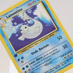 Pokemon TCG - Dewgong 25/102 Base Set Uncommon 1st Edition - French - EXC/NM - Image 1