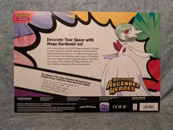 Pokemon Ascended Heroes Premium Poster Collection Mega Gardevoir - New & Sealed - Image 2