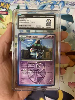 Pokemon TCG Beheeyem Rare Plasma Storm 70/135-CGC WORLD RECORD BREAKS-1 Of 1! 🔥 - Image 1