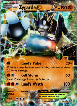Zygarde EX Promo Pokemon TCG Shiny Kalos Tins XY151 - Image 1