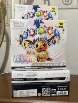 🔥 Pokemon TCG Prismatic Evolutions Elite Trainer BoxNew Sealed Fast Ship - Image 1