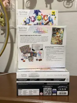 🔥 Pokemon TCG Prismatic Evolutions Elite Trainer BoxNew Sealed Fast Ship - Image 2
