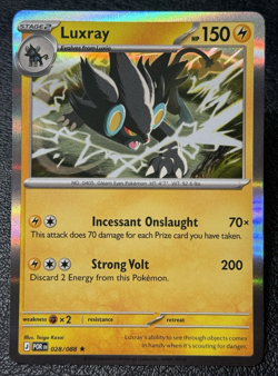 Luxray 028/088 - Holo Rare - Pokemon TCG: Perfect Order - English NM - Image 1