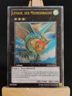Yu-Gi-Oh! Leviair, der Meeresdrache GENF-DE043 Ultimate Rare 1. Aufl. NM - Image 1