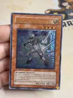 Elemental Hero Neos Alius - TAEV-EN018 Ultimate Rare 1st Edition YuGiOh!!NM - Image 2