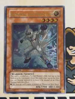 Elemental Hero Neos Alius - TAEV-EN018 Ultimate Rare 1st Edition YuGiOh!!NM - Image 4