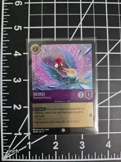HeiHei Persistent Presence 58/204 Cold Foil Lorcana TCG Winterspell NM/M - Image 1