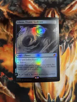 Uthros Titanic Godcore Edge of Eternities Foil Card 260 NM Condition - Image 1