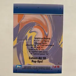 Mudkip #7 of 10 Pokemon 2004 Topps Advanced Challenge Pop Up Card - Image 2