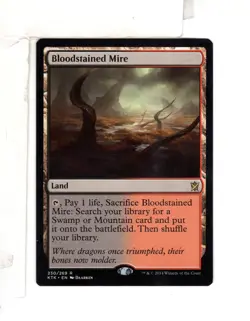 MTG SkeenAB Bloodstained Mire from Khans of Tarkir. MP. - Image 1