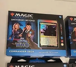 Magic The Gathering Doctor Who Set of All 4 Commander Decks Complete - Image 2