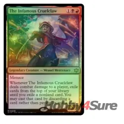 Foil The Infamous Cruelclaw M/NM Magic: The Gathering MTG Bloomburrow - Image 1