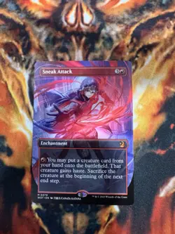 Sneak Attack (Anime Borderless) Wilds of Eldraine: Enchanting Tales Regular - Image 1