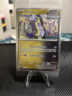 Miraidon 121/162 Pokemon TCG Temporal Forces Stamped Best Buy Sealed Promo - NM - Image 1