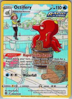Octillery TG03/TG30 SWSH09: Brilliant Stars Trainer Gallery - Pokemon Card - NM - Image 1