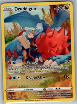 Druddigon TG09/TG30 SWSH12: Silver Tempest Trainer Gallery - Pokemon Card - NM - Image 1