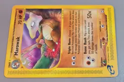 Marowak # 54/147 (Knogga) Uncommon Aquapolis 2003 Pokemon Englisch Mint Vintage - Image 2