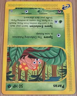 Paras # 99/147 Common aus Aquapolis von 2003 Pokemon Englisch Mint Vintage - Image 2