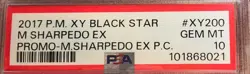 Pokemon Mega M Sharpedo EX Black Star Promo XY200 GEM MINT PSA 10 - Image 2