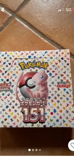 Pokemon BOX 151 Japanese Booster Box SEALED Originale JAP Sigillato Shrink Wrap - Image 1