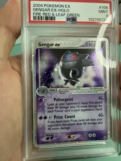 2004 Pokemon Ex Fire Red & Leaf Green #108 Gengar Ex Holo PSA 9 Mint - Image 4